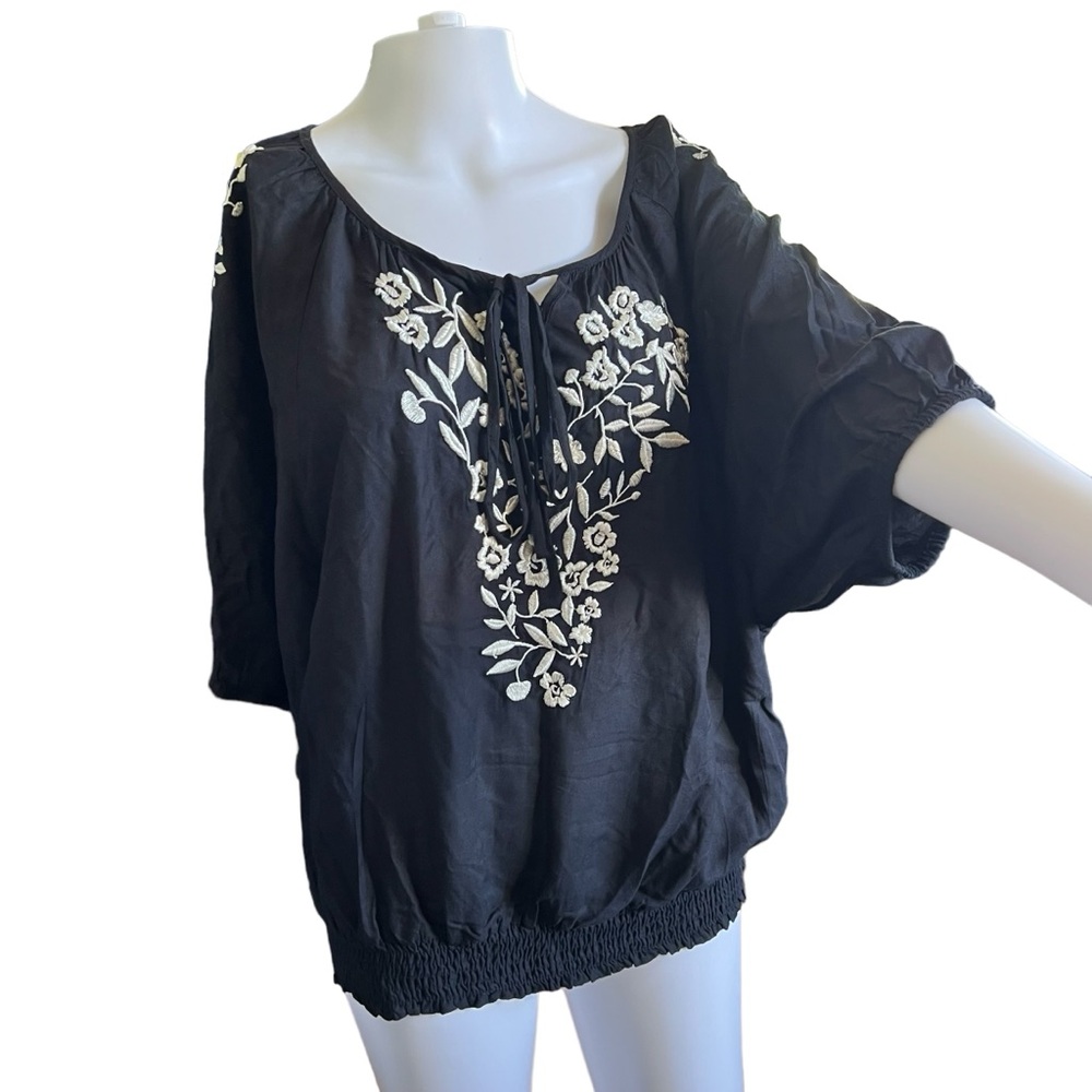 Style & Co. - Womens Oversized Floral Blouse |Rayon| Lightweight Sz. S/L